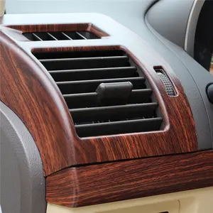 Car Interior Accessories Full Set LC150 Prado Dashboard Car Mahogany Peach Wood Interior Trim for 10-17 Prado Toyota