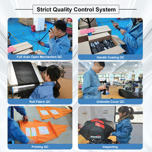 Parapluie de golf en fibre de verre coupe-vent extra large robuste à double couche à ouverture automatique pour la pluie, les sports et les jeux, compatible chariot de golf - Product Image 4