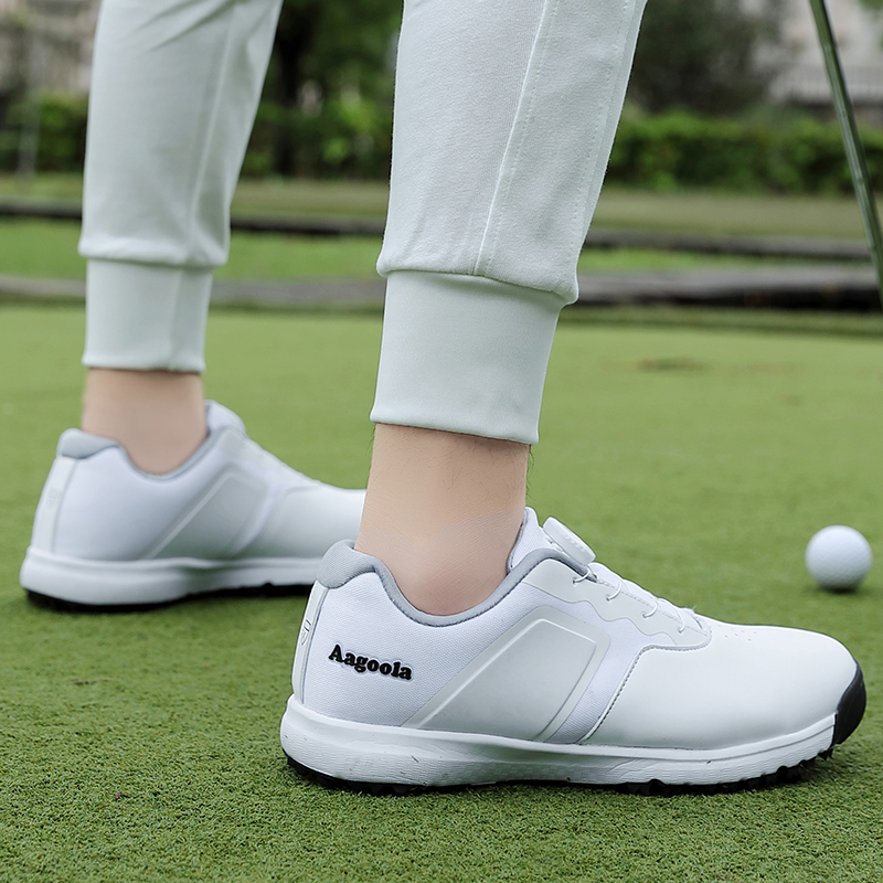 Новое поступление, модная Высококачественная Мужская обувь для гольфа, Высококачественная уличная спортивная обувь из микрофибры, обувь для профессиональных тренировок