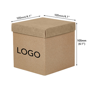 Custom Logo <b>Foldable</b> Kraft Paper <b>Desk</b> Organizer Cube Sticky Notes Memo Holder Page Flags for Corporate Promotional Gifts - Product Image 2