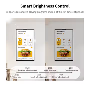 CH Android trung tâm mua sắm <span class=keywords><strong>LCD</strong></span> kỹ thuật số biển 10 55 65 inch điện tử áp phích quảng cáo thông minh cửa sổ hiển thị màn hình tương tác - Product Image 5