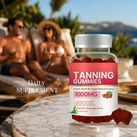 Complément Alimentaire Gommes Bronzantes Vitamines Marque Blanche OEM pour Adultes, Femmes, Hommes et Adolescents – Santé de la Peau et Pigmentation