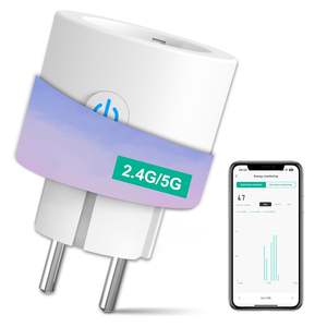 Antela Smart <b>Plug</b> Foro Passante Pulsante Eu Type F 2.4G 5G Wi-Fi Energy Monitoring <b>Remote</b> <b>Control</b> Universal Plastic 16A 240V - Product Image 1