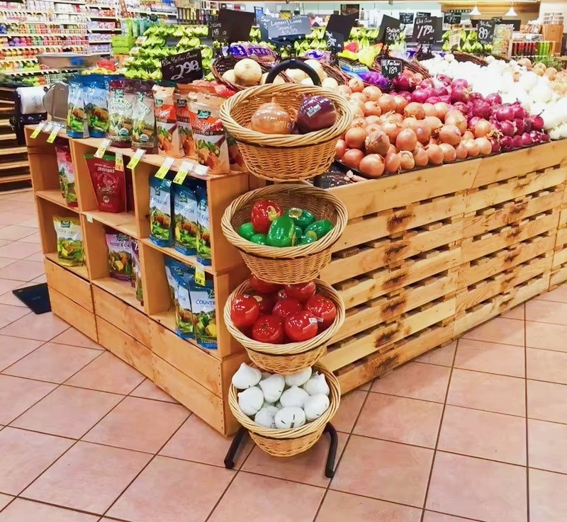 supermarket snack display stand