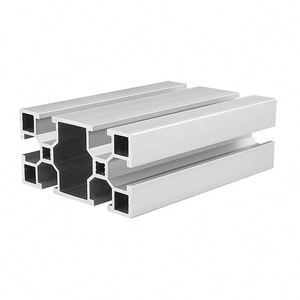 โปรไฟล์อะลูมิเนียมมาตรฐานแห่งชาติ 4080 ซีรีส์ 6000 แบบเคลือบผิวอะโนไดซ์ สำหรับโครงอุปกรณ์โต๊ะทำงานสายการประกอบ - Product Image 1