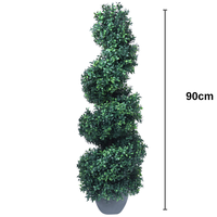 Nouveautés en gros style européen maison bonsaï plantes buis topiaires arbres pour jardin porte d'entrée décoration