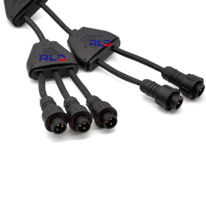 M8 M12 M15 Wasserdichter Steckverbinder Kabel Y-Typ 1 zu 2 3 4 5 Wege Verteilerkabel 2 3 4 5 6 7 8 Pin 16AWG 18AWG 20AWG 22AWG - Product Image 6