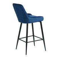 Vente en gros de chaises de Bar en cuir velours moderne de luxe pour petit déjeuner, chaises de comptoir hautes pour Restaurant de cuisine