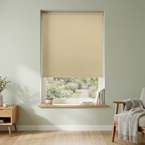 Modern Beige Polyester Roman Blind <b>Blackout</b> Window Shade Fast Delivery for Homes Office School University - Product Image 4