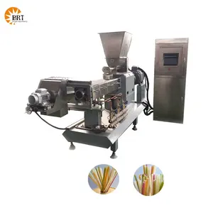 rice straws making machinery extruder machine for rice straw edible rice flour drinking straw making machine