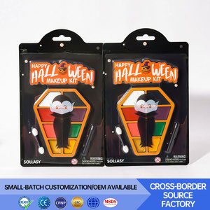 Fournitures de peinture pour le visage et le corps vegan en marque privée, pigment non toxique à base d'eau, <span class=keywords><strong>kit</strong></span> de <span class=keywords><strong>maquillage</strong></span> pour Halloween, peinture de <span class=keywords><strong>vampire</strong></span> - Product Image 1