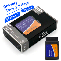 V03H4 Supported 9 Protocol Mini Style OBDII Handheld Car Diagnostic Tool Smart Fault Code Reader Auto Diagnostic Inspection Tool