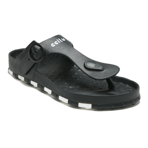 Haute qualité écologique femmes diapositives pantoufle antidérapante T sangle boucle diapositives pantoufles Kg01 - Product Image 1