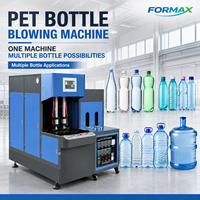 Nouvelle machine de soufflage par étirage de bouteilles PET semi-automatique à alimentation manuelle contrôlée par PLC pour bouteilles d'eau potable
