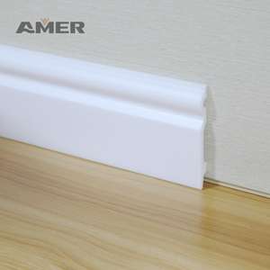 AMER fabbrica all'ingrosso pavimenti ad alta schiumatura & <span class=keywords><strong>Pvc</strong></span> PS accessori da parete battiscopa - Product Image 5