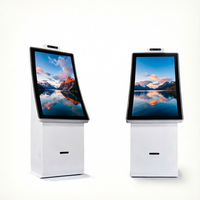Terminal de libre-service vertical Yingtouch 32 pouces avec écran tactile capacitif, intégration SDK et reconnaissance faciale pour administrations et banques
