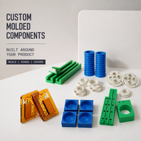 Fabrication sur mesure de moules d'injection pour capuchons, manchons et protections industriels en matériaux résistants aux UV de qualité alimentaire, avec options de couleur