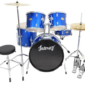 1/5 Fábrica Venda Profissional Percussão Musical Instrumento Jazz Drum Kit 5 Peça Bateria Conjunto WY900