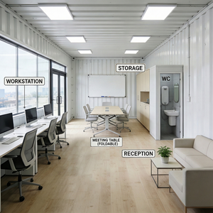 Factory Price Various Designs Lodge Integrated Container House <b>Units</b> Prefabricated Container House for Warehouse Workshop Office - Product Image 3