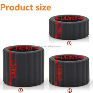 Silicone Extra spesso 3 dimensioni gabbia del cazzo SM testicolo Bondage palla barella di blocco dello sperma cazzo ingranditore maschile masturbazione pene anello - Product Image 5