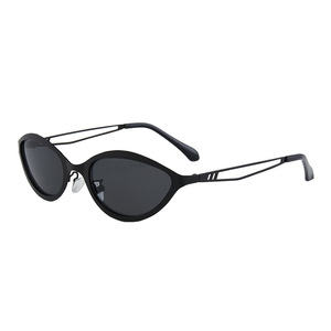 Gafas de Sol Retro Estilo Ojo de Gato, Montura Completa, Lentes de Espejo, Protección UV400, Unisex, Protección Solar para Adultos 2024 - Product Image 5