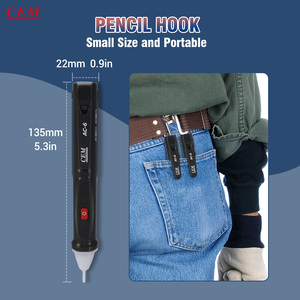 CEM AC-6 50-1000v ses ve led alarmı test kalemi tip temassız ac gerilim dedektörü - Product Image 6