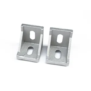 40X40 Corner Bracket Fitting Angle L Connector Bracket Fastener for Aluminium Profile CNC 4040