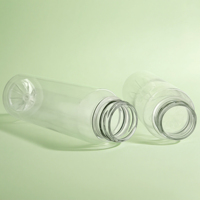 300ml LOGO personnalisé bouteille de boisson ronde en plastique PET de qualité alimentaire avec bouchon bouteilles de jus de mangue jetables transparentes en gros