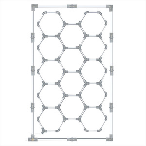 6500K <span class=keywords><strong>LED</strong></span> <span class=keywords><strong>barre</strong></span> <span class=keywords><strong>de</strong></span> <span class=keywords><strong>plafond</strong></span> <span class=keywords><strong>de</strong></span> gymnastique 220V lumière hexagonale en nid d'abeille pour salon <span class=keywords><strong>de</strong></span> coiffure salle d'exposition et luminaires <span class=keywords><strong>de</strong></span> garage <span class=keywords><strong>de</strong></span> stationnement - Product Image 1