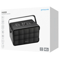 Enceinte portable Proove Fader 80W pour sans fil avec basses profondes, égaliseur de son pour fête en plein air, batterie