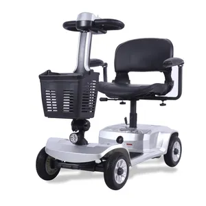Lichtgewicht 24V Elektromagnetische Rem 4-Wheel Mobiliteit Elektrische Scooter