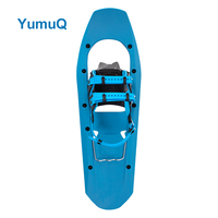 YumuQ Chine meilleures raquettes à neige en plastique à double cliquet avec crampons solides à talon chaussures à neige en aluminium