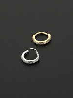 Bijou de nez en zircon plaqué or fantaisie 20G, plug et tunnel, pour enfants, mariage, fête, cadeau chrétien, tendance, plaqué or, unisexe