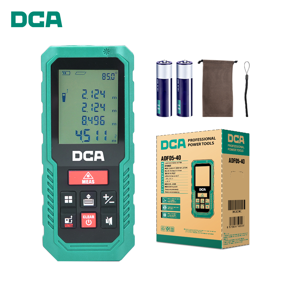 DCA 40m New Design Digital Laser Measure Laser Distance Meter for Instrument Measuring Laser Rangefinders