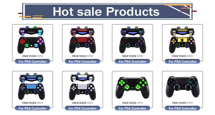 thumbnail image 2 of Chrome Pink Glossy Replacement Redesigned Back Buttons K1 K2 K3 K4 Paddles For PS4 Controller Dawn Remap Kit – Retail 2 of 11