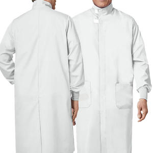 เสื้อโค้ทสำหรับโรงพยาบาลเนื้อนุ่มปรับแต่งได้สำหรับผู้ชายเสื้อโค้ทสำหรับหมอพยาบาลพิมพ์โลโก้เวียดนาม - Product Image 4