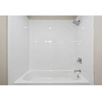 Revêtement mural de douche pour salle de bain d'hôtel, acrylique, surface solide, pierre artificielle, marbre cultivé, contour de baignoire de douche