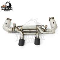 Système d'échappement complet HT Perfect Quality Axleback+Donwpipe compatible avec Porsche 911 Carrera S 992 3.0T H6 Performance Exhaust Pipes