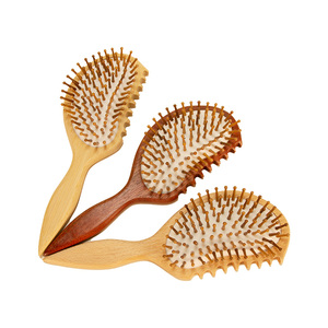Private Label Air Cushion Hair <b>Brush</b> with <b>Rounded</b> Massage Pins for Scalp Care Salon Hair Styling - Product Image 1
