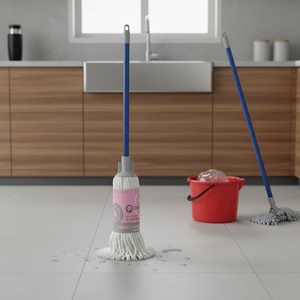 MOP IN COTONE BIANCO 165 Grs (scatola da 30 pz) ALTA QUALITÀ E LUNGA DURATA - Product Image 3