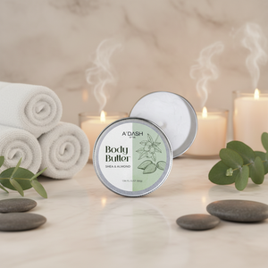 Manteca corporal orgánica de karité y almendras con aceite de oliva para una piel suave, hidratada y con un brillo natural. - Product Image 1
