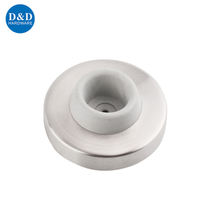 Fermaporta con pomello per porta a parete con tappo concavo in acciaio inossidabile - Product Image 2