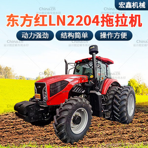 รถแทรกเตอร์ล้อหมุน Zhonglian Zhongke Sk704 ขับเคลื่อน 4 ล้อ สำหรับใช้งานในฟาร์ม สีแดง ระบบเกียร์ขับเคลื่อน - Product Image 4