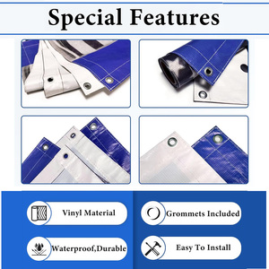 Nhà máy tùy chỉnh kích thước quảng cáo biểu ngữ PVC Vinyl pull-up có thể in ngoài trời trong nhà không thấm nước biểu ngữ - Product Image 4