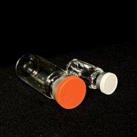 Venta al por Mayor de Fábrica: Frascos de Vidrio para Farmacéuticos y Cosméticos con Serigrafía, Forma Cilíndrica, 3-15 ml