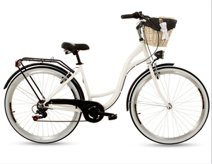 Bicicletas Cargo City de 26 Pulgadas y 7 Velocidades con Horquilla de Aleación de Aluminio, <span class=keywords><strong>Bicicleta</strong></span> Urbana para Damas, Hombres y Adultos, Suministro Directo - Product Image 1