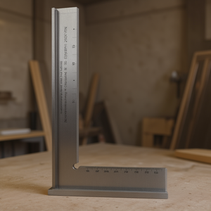 Non Deformable Hat <b>Square</b> <b>Set</b> <b>Square</b> 250X165mm Precision Metal Level Tool For Carpentry And Machining - Product Image 3