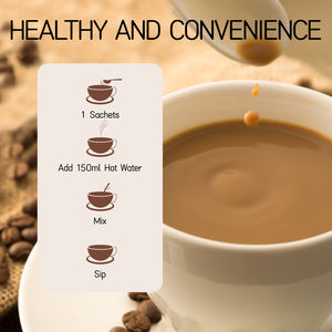 GANOHERB 100% Café <span class=keywords><strong>Ganoderma</strong></span> <span class=keywords><strong>con</strong></span> certificación orgánica Mezcla de varios hongos Café <span class=keywords><strong>con</strong></span> leche instantáneo <span class=keywords><strong>con</strong></span> sabor rico y textura suave - Product Image 6