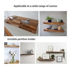 Support caché en forme de T réglable direct <span class=keywords><strong>d</strong></span>'usine support <span class=keywords><strong>d</strong></span>'étagère hexagonal cylindrique en fer en métal Invisible qualité de Support - Product Image 2