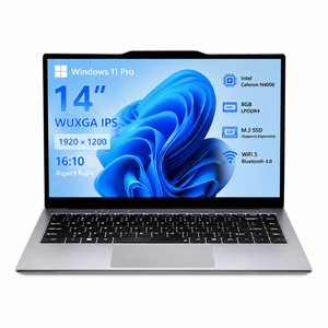 Offerta Speciale: <span class=keywords><strong>Laptop</strong></span> <span class=keywords><strong>14</strong></span> <span class=keywords><strong>Pollici</strong></span> con Intel Celeron N4000, 8GB LPDDR4, SSD M.2 256GB, Windows 11, Schermo FHD IPS, Tastiera Inglese per Uso Aziendale - Product Image 1
